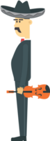 Mariachi musician  vector