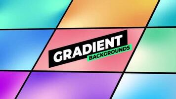Gradient Backgrounds for Professional Use motion_graphic